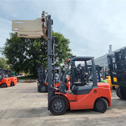 FLIFT 3.5 ton diesel forklift truck with bale clamps forklift attachment